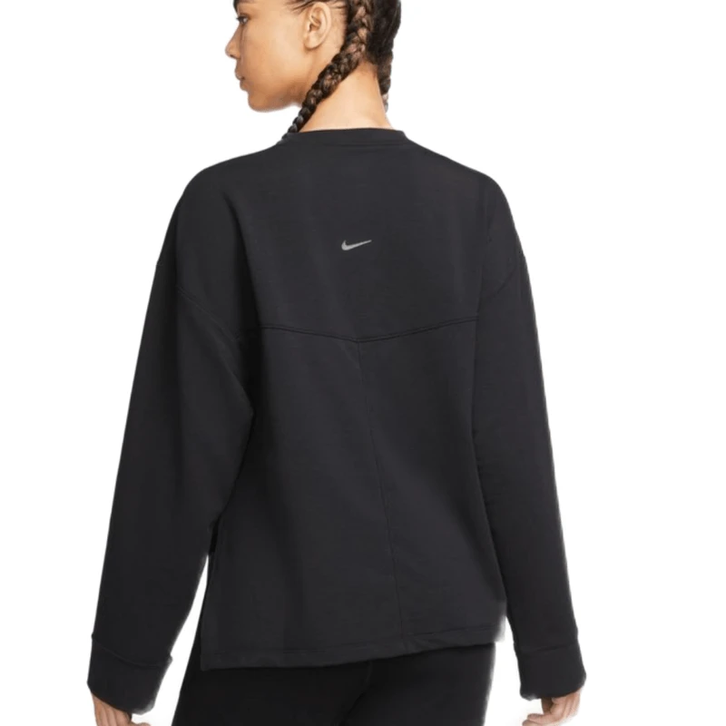 Nike Yoga Dri-FIT Fleece Crew Sweatshirt - Women's - Image 4