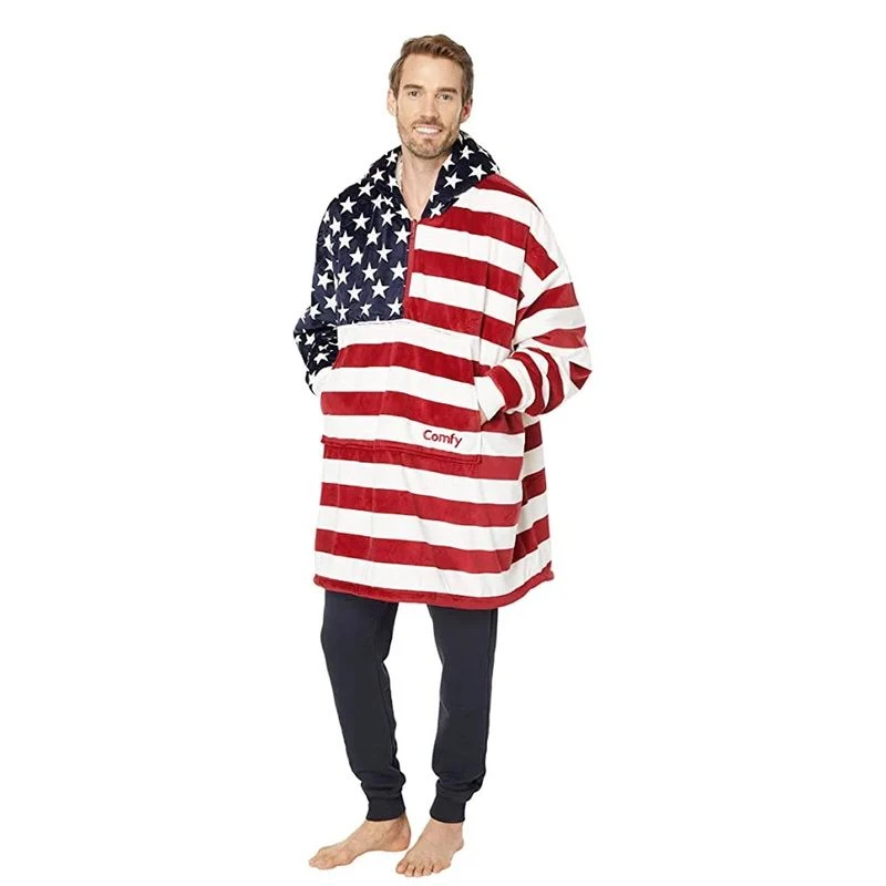 The Comfy Stars & Stripes Original Quarter Zip - Image 4