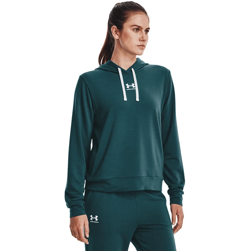 Under Armour Rival Terry Hoodie - Women's - Image 6