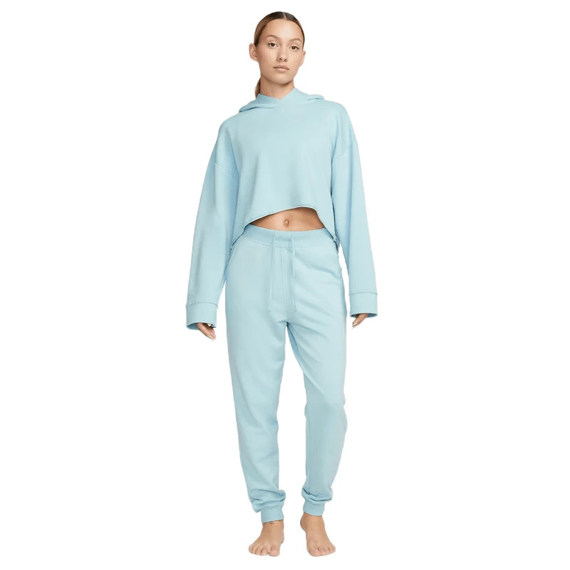 Nike Luxe Cropped Fleece Hoodie - Women's - Image 3