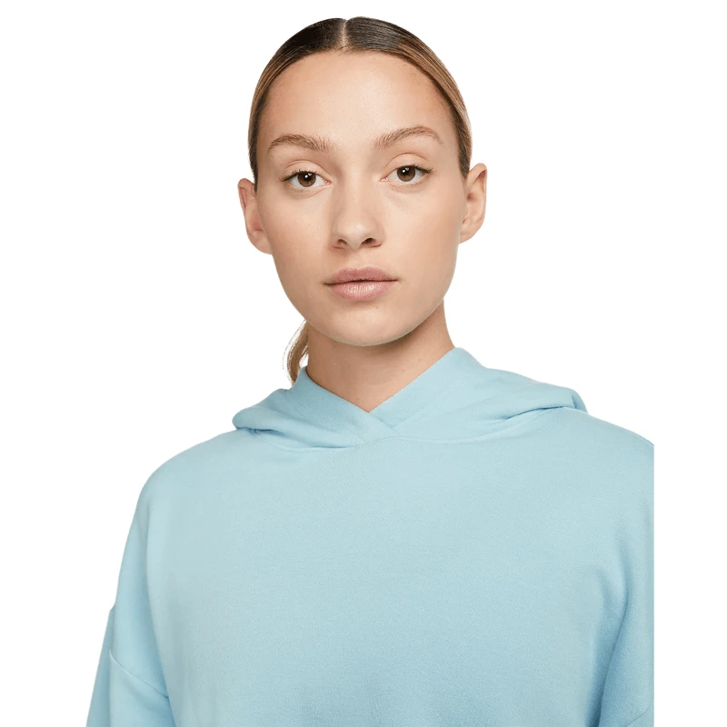 Nike Luxe Cropped Fleece Hoodie - Women's - Image 4