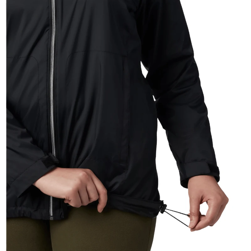 Columbia Switchback Lined Long Rain Jacket - Plus Size - Women's - Image 2
