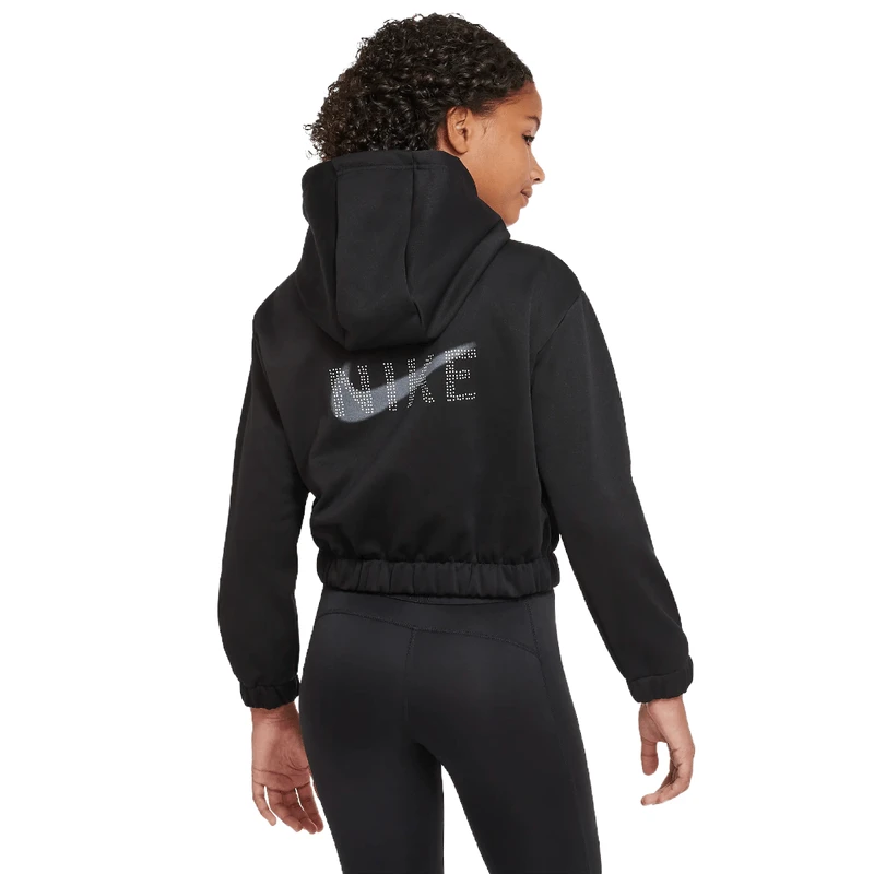 Nike Therma-FIT Full-Zip Hoodie - Girls' - Image 3