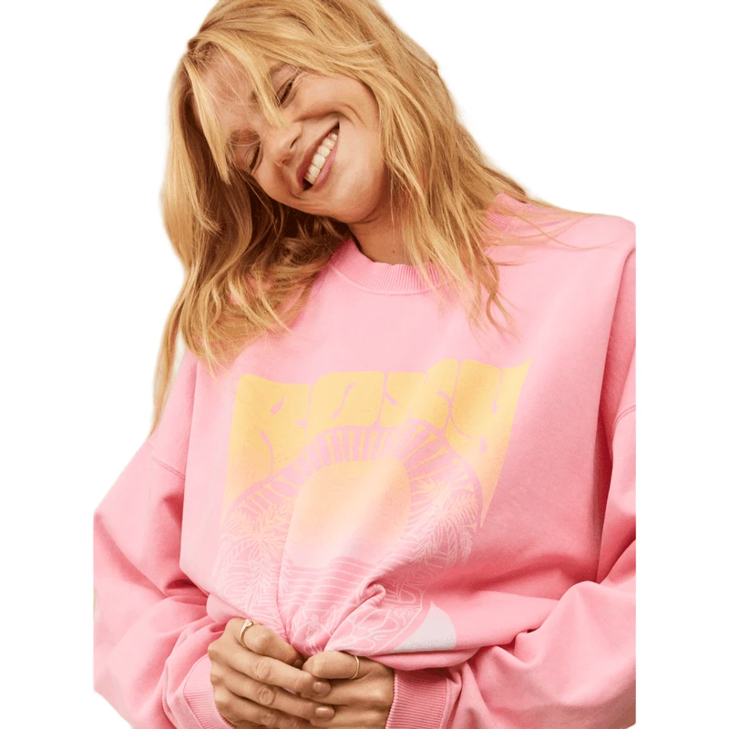 Roxy Lineup Oversized Sweatshirt - Women's - Image 4