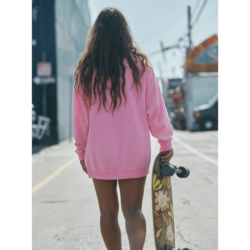 Roxy Lineup Oversized Sweatshirt - Women's - Image 8