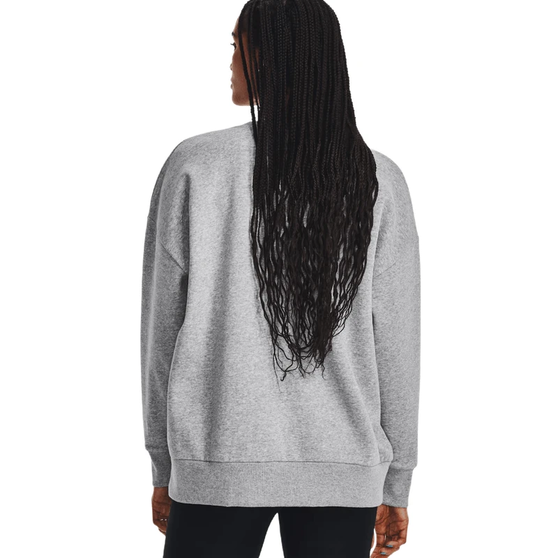 Under Armour Rival Fleece Oversized Crew Shirt - Women's - Image 4