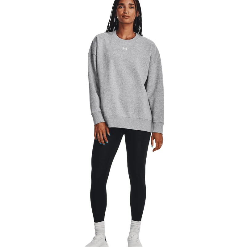 Under Armour Rival Fleece Oversized Crew Shirt - Women's - Image 5