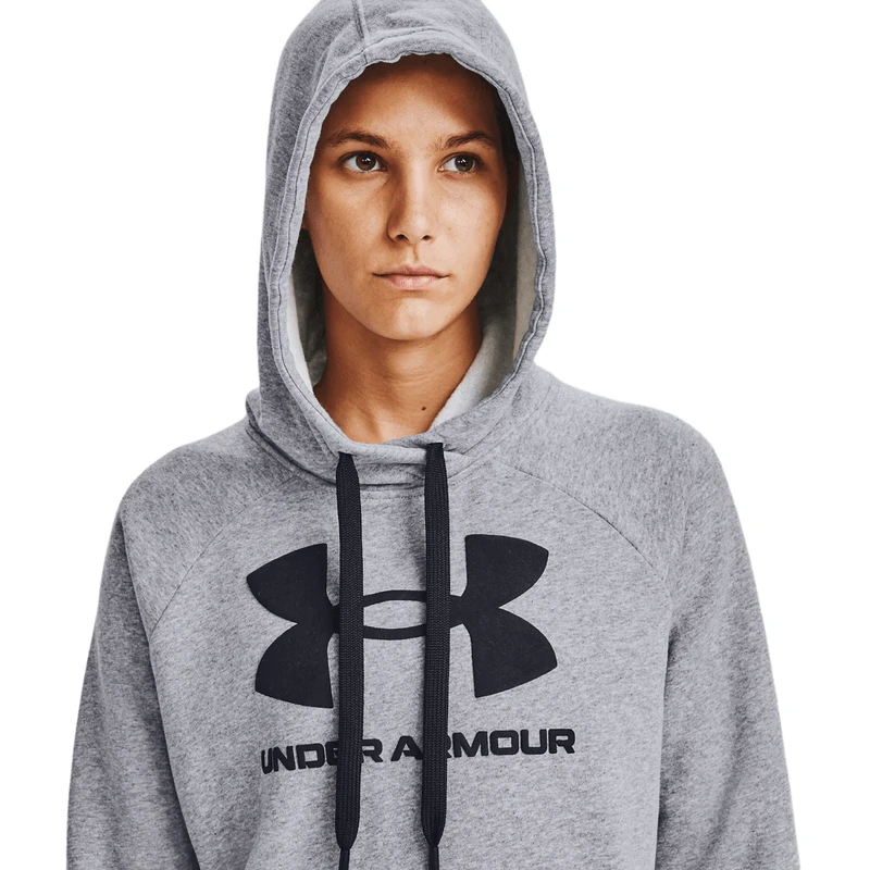 Under Armour Rival Fleece Logo Hoodie - Women's - Image 4