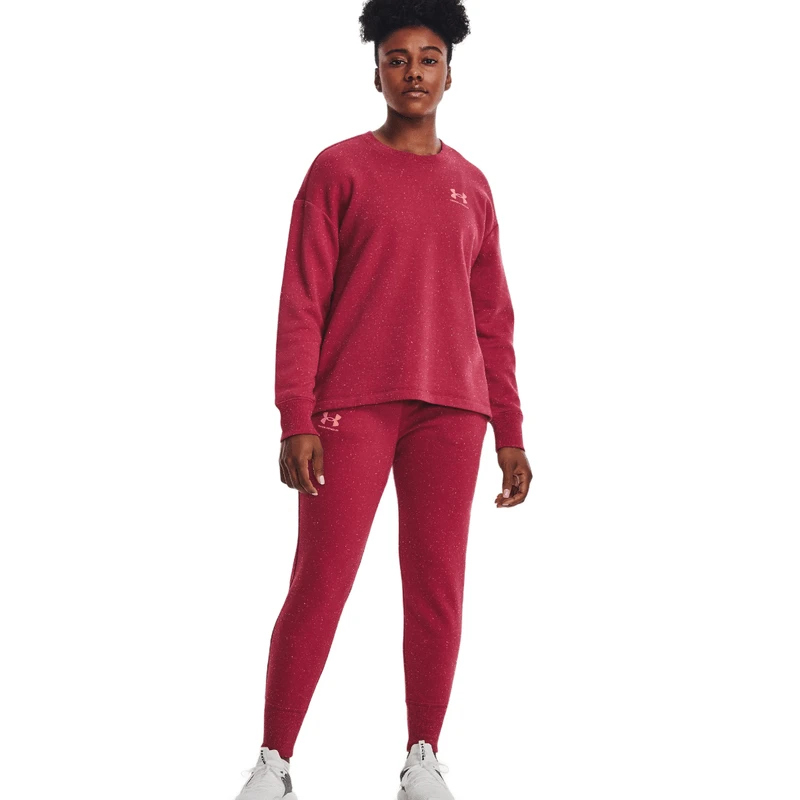 Under Armour Rival Fleece Oversized Crew Pullover - Women's - Image 6